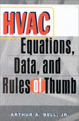 HVAC Equations, Data and Rules of Thumb   2000 9780071361293 Front Cover