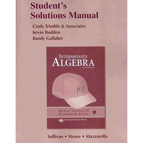 Intermediate Algebra  2nd 2010 9780321589293 Front Cover