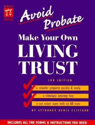 Make Your Own Living Trust  3rd (Revised) 9780873374293 Front Cover