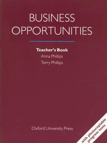 Business Opportunities   1994 (Teachers Edition, Instructors Manual, etc.) 9780194520294 Front Cover
