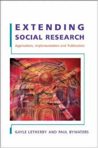 Extending Social Research Application, Implementation and Publication  2006 9780335215294 Front Cover