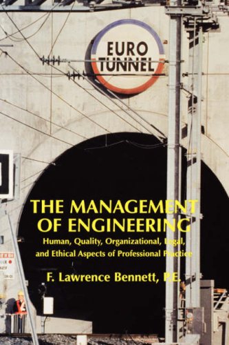Management of Engineering Human, Quality, Organizational, Legal, and Ethical Aspects of Professional Practice  1996 9780471593294 Front Cover