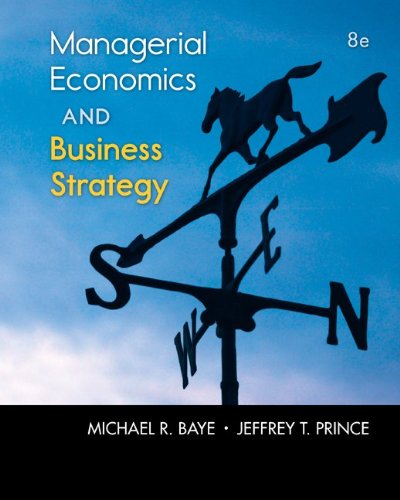 Loose-Leaf Managerial Economics and Business Strategy with Connect Plus  8th 2014 9780077716295 Front Cover