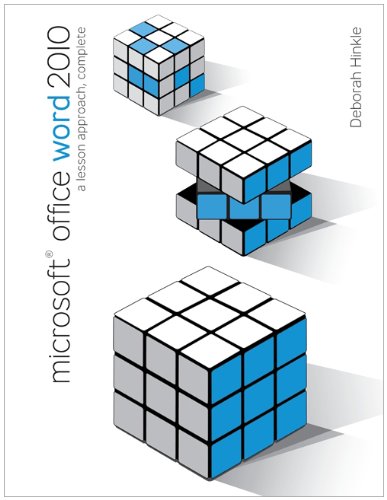 Microsoft Office Word 2010: a Lesson Approach, Complete  14th 2011 (Brief Edition) 9780073519296 Front Cover