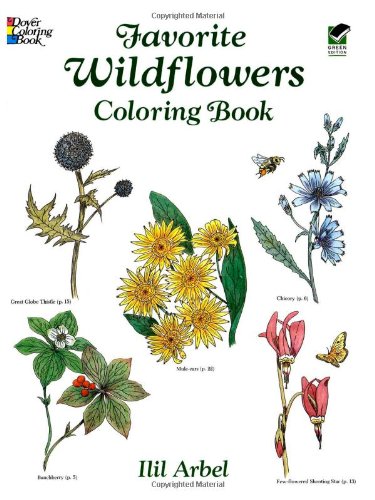 Favorite Wildflowers Coloring Book  N/A 9780486267296 Front Cover