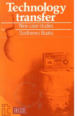 Technology Transfer Nine Case Studies N/A 9780946688296 Front Cover