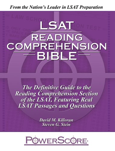 LSAT Reading Comprehension Bible The Definitive Guide to the Reading Comprehension Section of the LSAT 2nd 2010 9780980178296 Front Cover