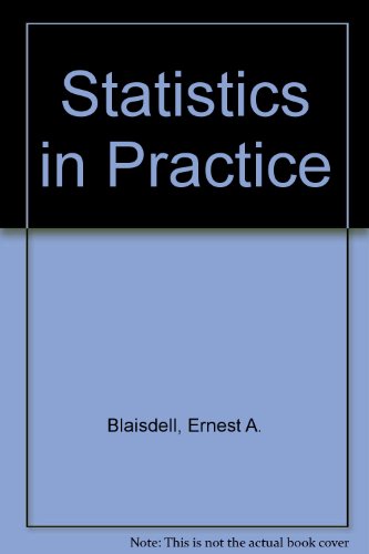 Statistics in Practice 1st 9780030322297 Front Cover