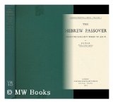 Hebrew Passover from the Earliest Times to A.D. 70 N/A 9780197135297 Front Cover