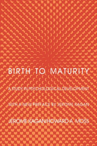 Birth to Maturity  2nd 1983 9780300030297 Front Cover