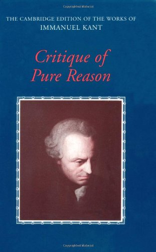 Critique of Pure Reason   1998 9780521657297 Front Cover