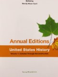 United States History: Colonial Through Reconstruction  2014 9781259153297 Front Cover