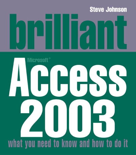 Brilliant Access 2003 N/A 9780132001298 Front Cover