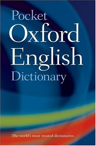 Pocket Oxford English Dictionary  10th 2005 (Revised) 9780198610298 Front Cover