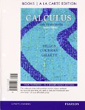 Calculus Early Transcendentals, Books a la Carte Plus Mylab Math/MyLab Statistics Student Access Kit 2nd 2015 9780321977298 Front Cover