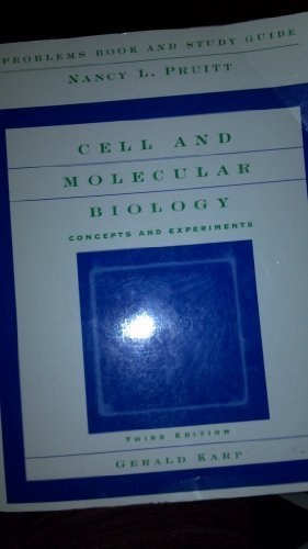 Cell and Molecular Biology Concepts and Experiments Problems 3rd 2002 (Student Manual, Study Guide, etc.) 9780471090298 Front Cover