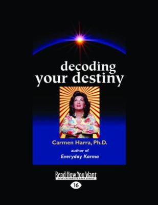 Decoding Your Destiny  Large Type  9781442967298 Front Cover