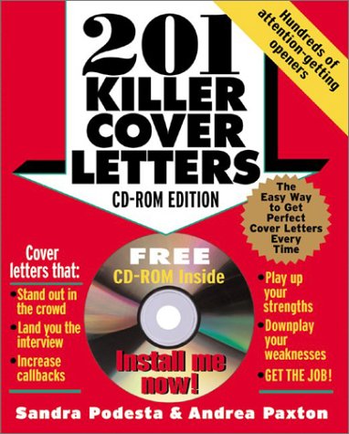 201 Killer Cover Letters  2nd 2003 (Revised) 9780071413299 Front Cover