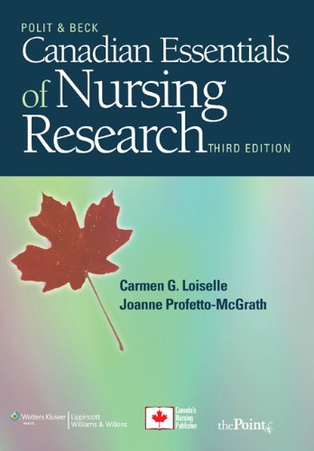 Canadian Essentials of Nursing Research  3rd 2011 (Revised) 9781605477299 Front Cover