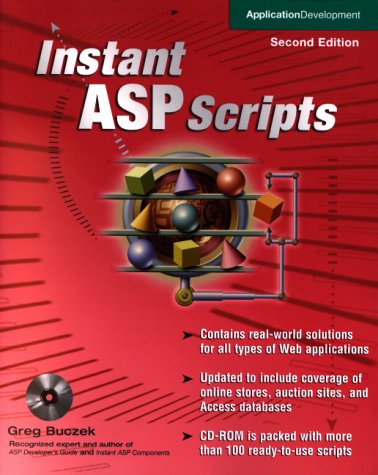 Instant ASP Scripts  2nd 2000 9780072127300 Front Cover