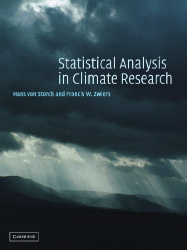 Statistical Analysis in Climate Research   2002 9780521012300 Front Cover