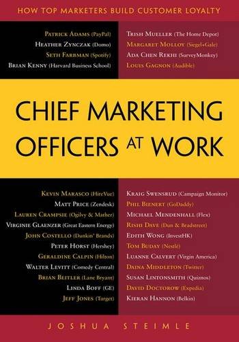 Chief Marketing Officers at Work   2016 9781484219300 Front Cover