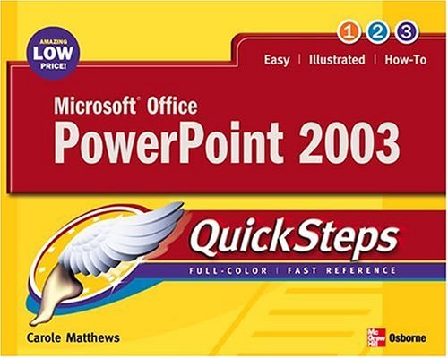 Microsoft Office PowerPoint 2003 Quicksteps   2004 9780072232301 Front Cover