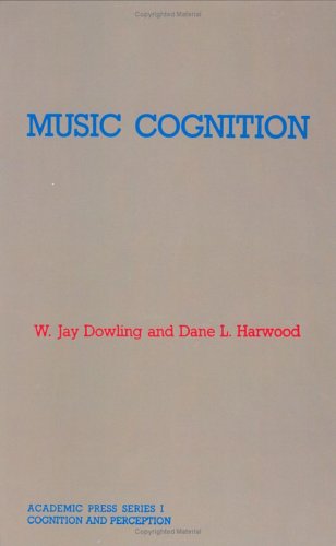 Music Cognition   1985 9780122214301 Front Cover