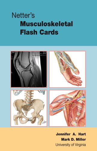 Netter's Musculoskeletal Flash Cards  N/A 9781416046301 Front Cover