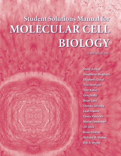 Solutions Manual for Molecular Cell Biology  7th 2013 (Revised) 9781464102301 Front Cover