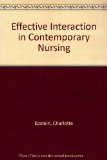 Effective Interaction in Contemporary Nursing  1974 9780132414302 Front Cover