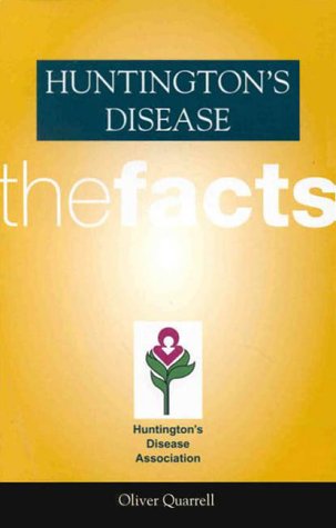 Huntington's Disease The Facts  1999 9780192629302 Front Cover