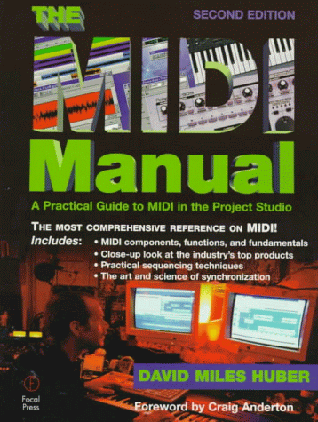 MIDI Manual  2nd 1998 (Revised) 9780240803302 Front Cover