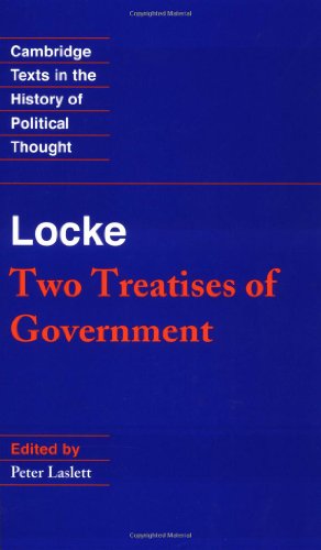 Locke Two Treatises of Government 3rd 1988 9780521357302 Front Cover