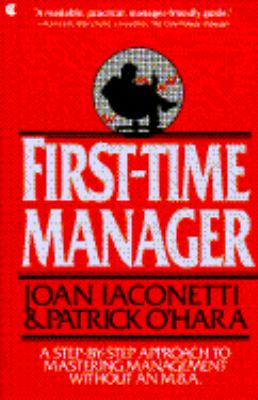 First-Time Manager N/A 9780020857303 Front Cover