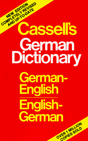 Cassell's German Dictionary German-English, English-German  1978 (Revised) 9780025229303 Front Cover