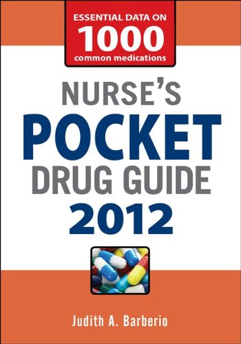 Nurse's Pocket Drug Guide 2012  8th 2012 9780071769303 Front Cover