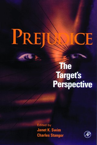 Prejudice The Target's Perspective  1998 9780126791303 Front Cover