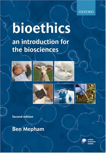 Bioethics An Introduction for the Biosciences 2nd 2008 9780199214303 Front Cover