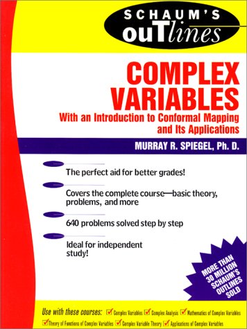 Schaum's Outline of Complex Variables   1968 9780070602304 Front Cover