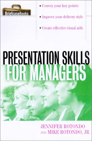 Presentation Skills for Managers   2002 9780071379304 Front Cover