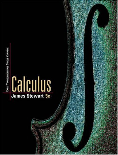 Calculus  5th 2003 9780534393304 Front Cover