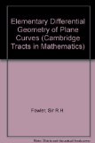 Elementry Differential Geometry of Plane Curves 2nd (Reprint) 9780028448305 Front Cover