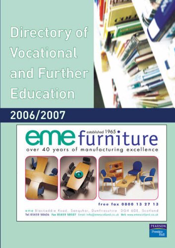 Directory of Vocational and Further Education 2006/2007   2006 9780132046305 Front Cover