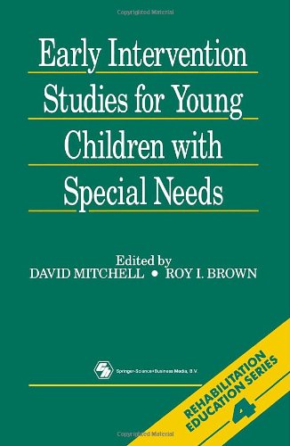 Early Intervention for Young Children with Special Needs   1991 9780412315305 Front Cover