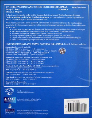 Understanding and Using English Grammar  4th 2009 9780132333306 Front Cover