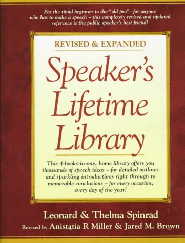 Speaker's Lifetime Library  2nd 1997 (Revised) 9780134965307 Front Cover