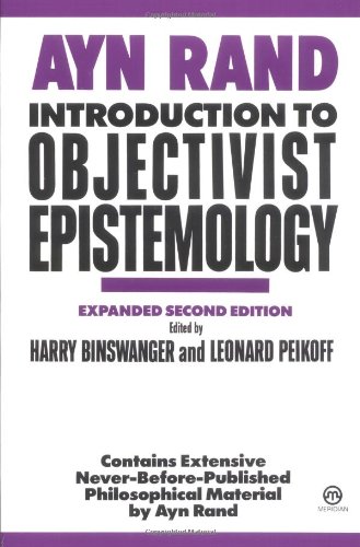 Introduction to Objectivist Epistemology Expanded Second Edition 2nd 1990 (Expanded) 9780452010307 Front Cover