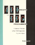 API Concepts for RPG Programmers : Fundamental Concepts of the OS/400 Application Program Interface 2nd 9781883884307 Front Cover