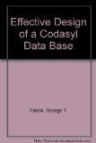Effective Design of Codasyl Data Base  N/A 9780029495308 Front Cover